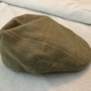 Barbour 100% Wool Newsboy Cap, Made in Scotland